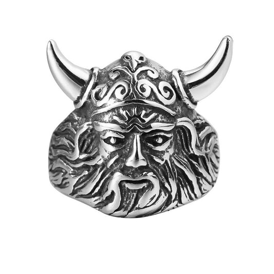 Retro Viking Men's Titanium Steel Ring