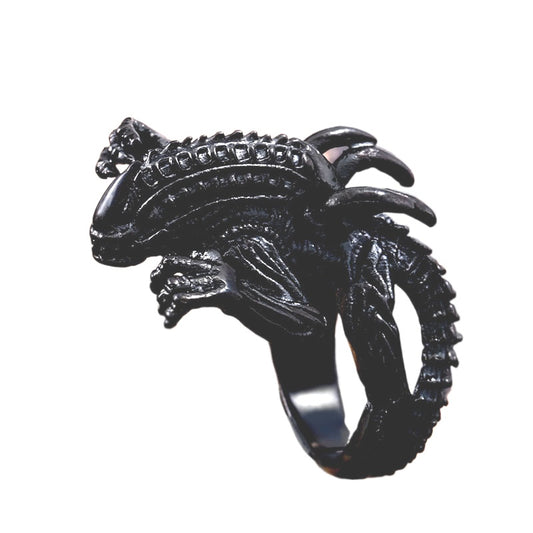 Titanium Steel Domineering Animal Ring for Men - Retro Three-Dimensional Design