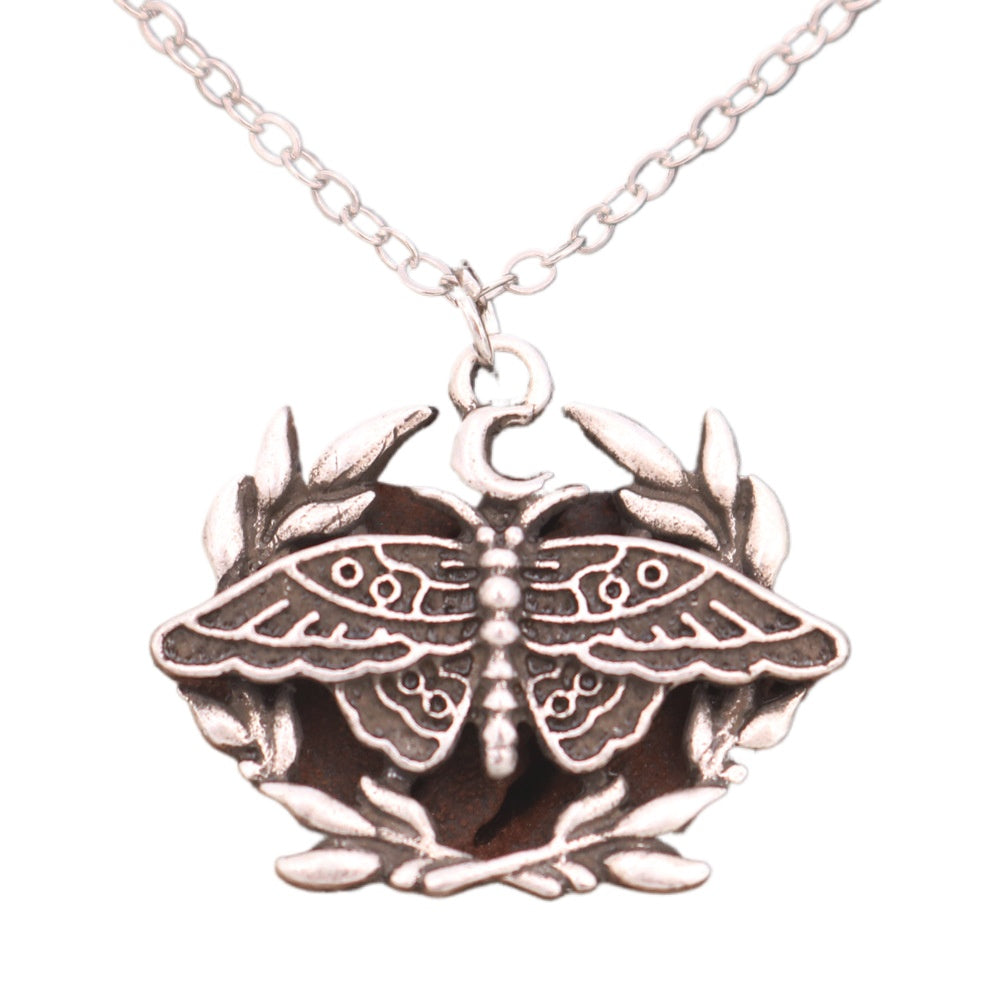 Mystical Death Valley Butterfly Talisman Necklace for Men from the Norse Legacy Collection