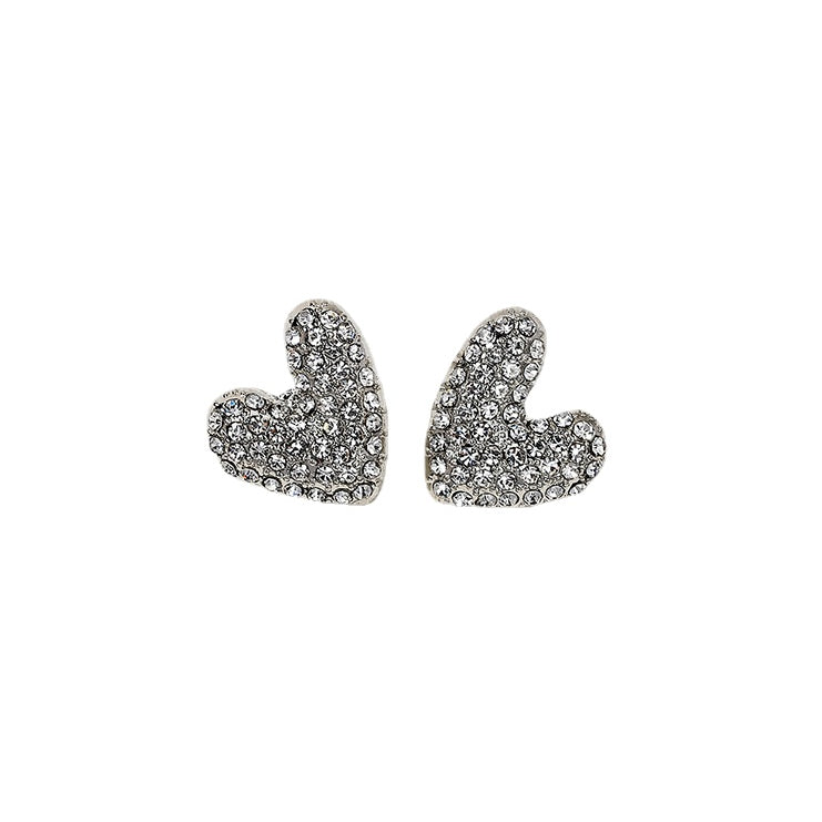 Luxurious French-inspired Rhinestone Earrings for Elegant Women