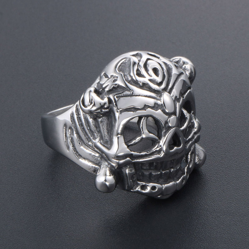 Dominant Dance Lion Ring in Ethnic Style for Men - Wholesale Stainless Steel Jewelry