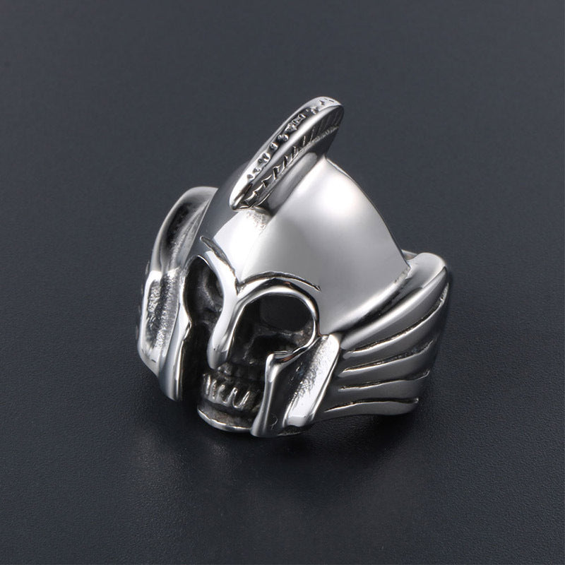 Stylish Vintage Titanium Steel Ring for Men - Unique Fashion Jewelry