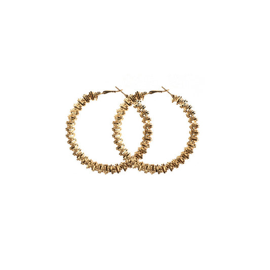 Wholesale Exaggerated Large Circle Earrings with Street Style Flair