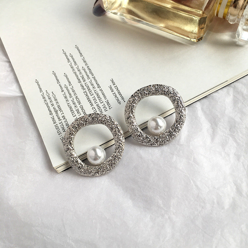 Wholesale Cross-Border Trade Irregular Circle Earrings - Vienna Verve Collection