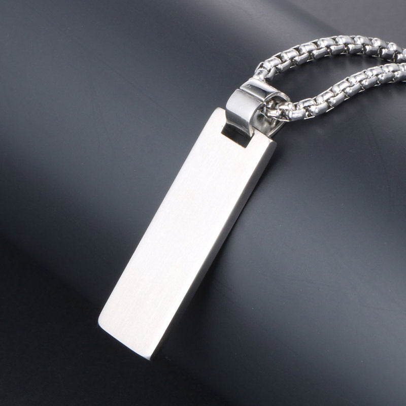 Charming Dolphin Pendant Necklace in Durable Titanium Steel - Unisex Korean Fashion Accessory