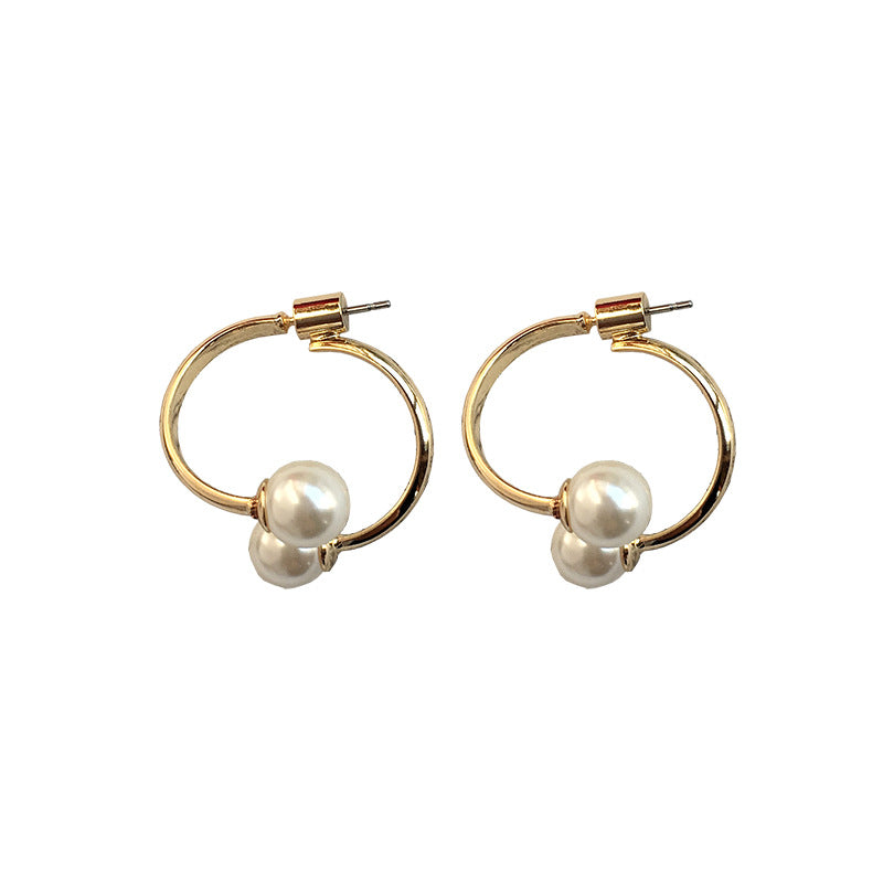 Two Pearl Earrings with a South Korean Twist