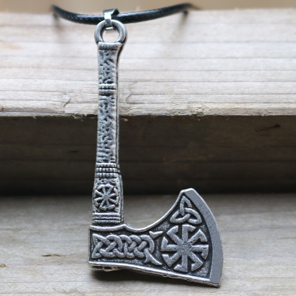 Viking Rune Talisman Necklace - Norse Legacy Collection