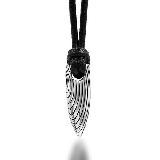 Men's Titanium Steel Bullet Necklace - Everyday Genie Collection