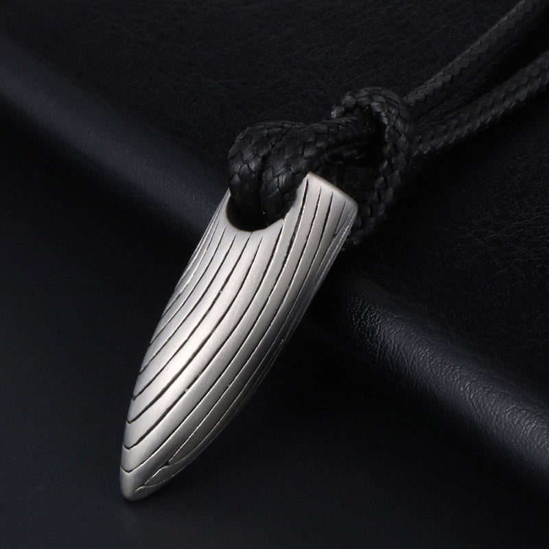 Men's Titanium Steel Bullet Necklace - Everyday Genie Collection