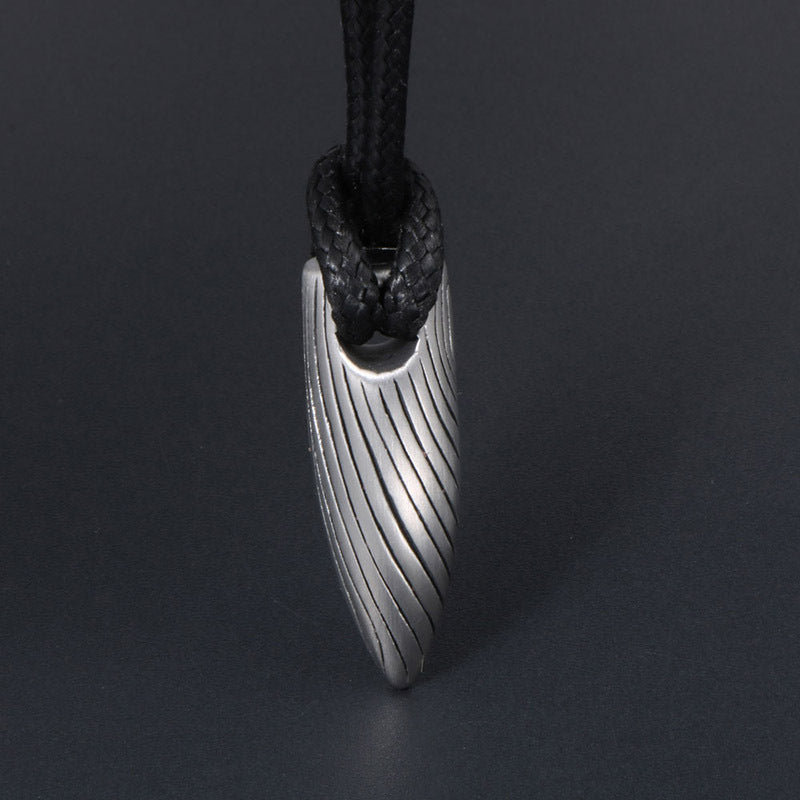 Men's Titanium Steel Bullet Necklace - Everyday Genie Collection