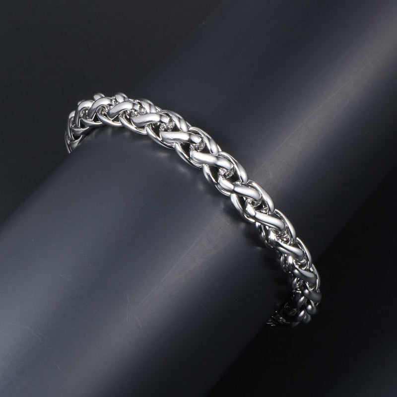 Men's Titanium Steel Elegant Keel Design Bracelet - Trendy Fashion Jewelry