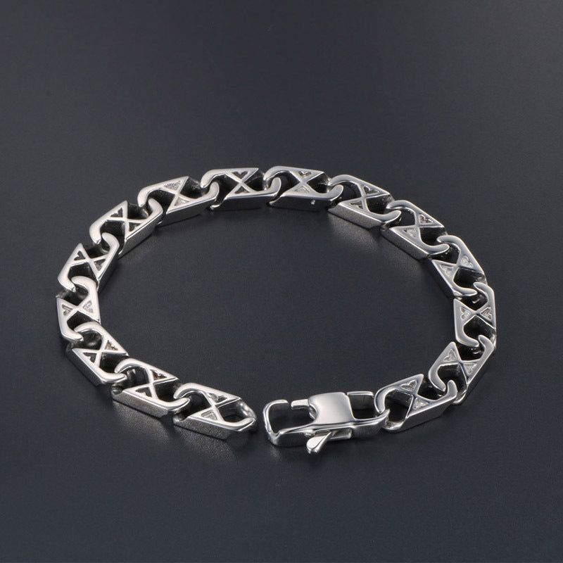 Personalized Titanium Steel Mesh Bracelet for Men and Women - Stylish Jewelry Accessory