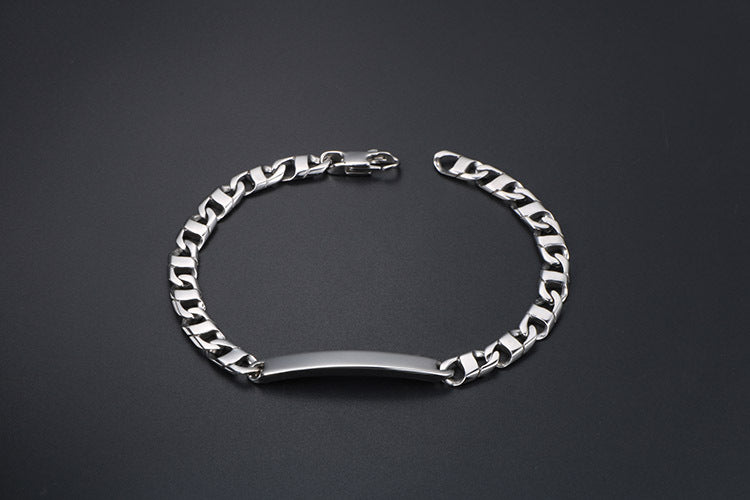 Titanium Steel Unisex Minimalist Bracelet - Everyday Essentials Collection