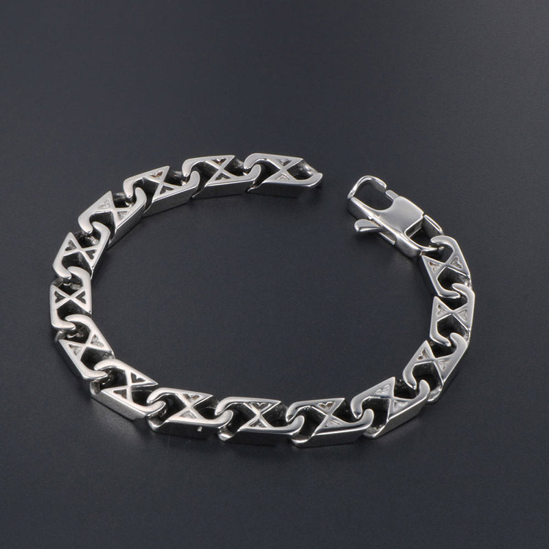 Personalized Titanium Steel Mesh Bracelet for Men and Women - Stylish Jewelry Accessory