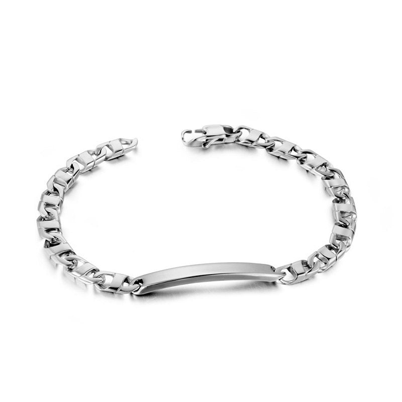 Titanium Steel Unisex Minimalist Bracelet - Everyday Essentials Collection