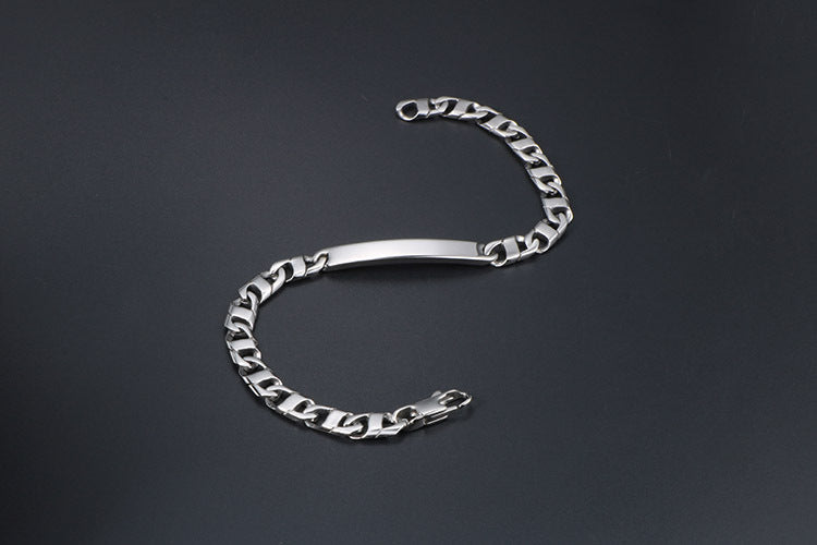 Titanium Steel Unisex Minimalist Bracelet - Everyday Essentials Collection