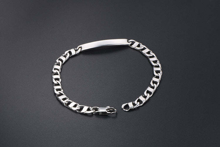 Titanium Steel Unisex Minimalist Bracelet - Everyday Essentials Collection