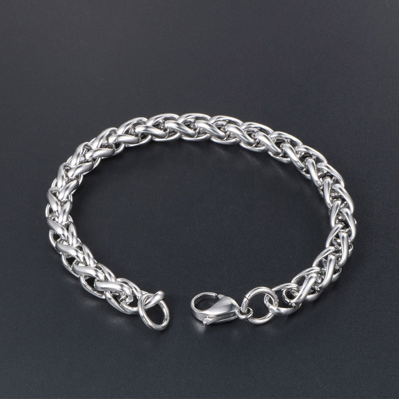 Men's Titanium Steel Elegant Keel Design Bracelet - Trendy Fashion Jewelry