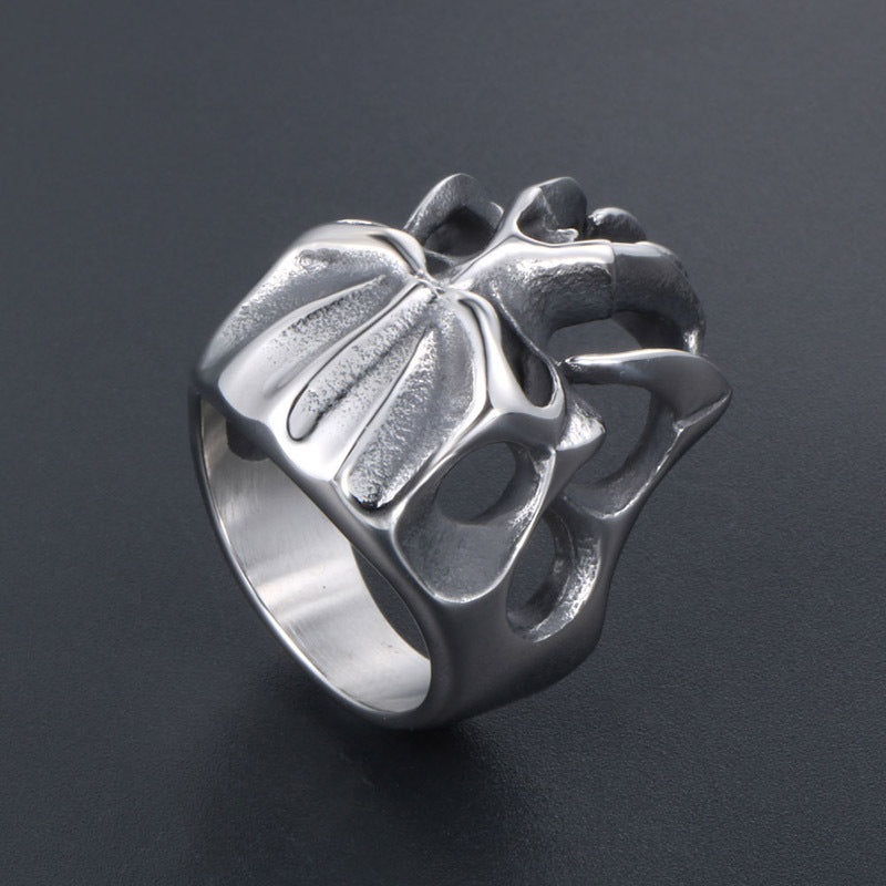 Alternative Personality Trend Monster Titanium Steel Ring for Men - Nightclub Rock Style