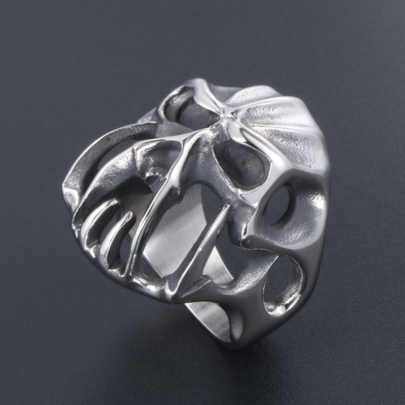 Alternative Personality Trend Monster Titanium Steel Ring for Men - Nightclub Rock Style