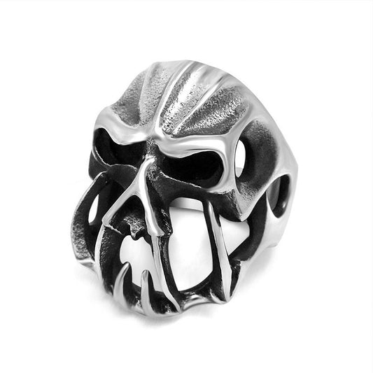 Alternative Personality Trend Monster Titanium Steel Ring for Men - Nightclub Rock Style