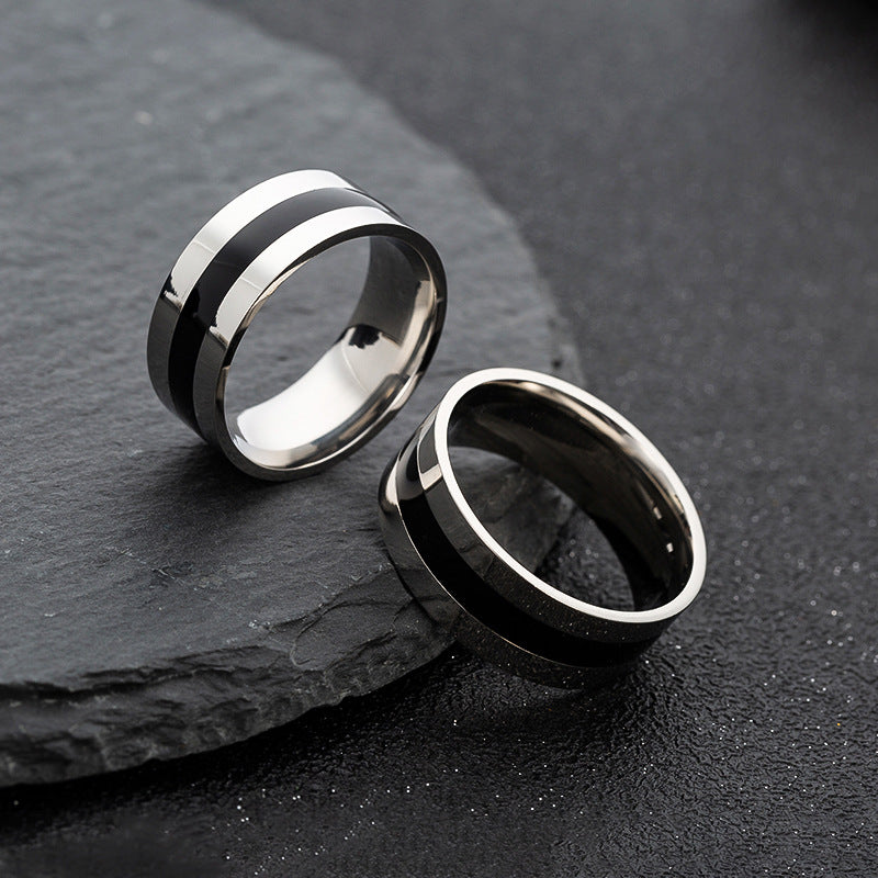 Stylish Stainless Steel Men's Rings - Handcrafted Wholesale Jewelry for Men