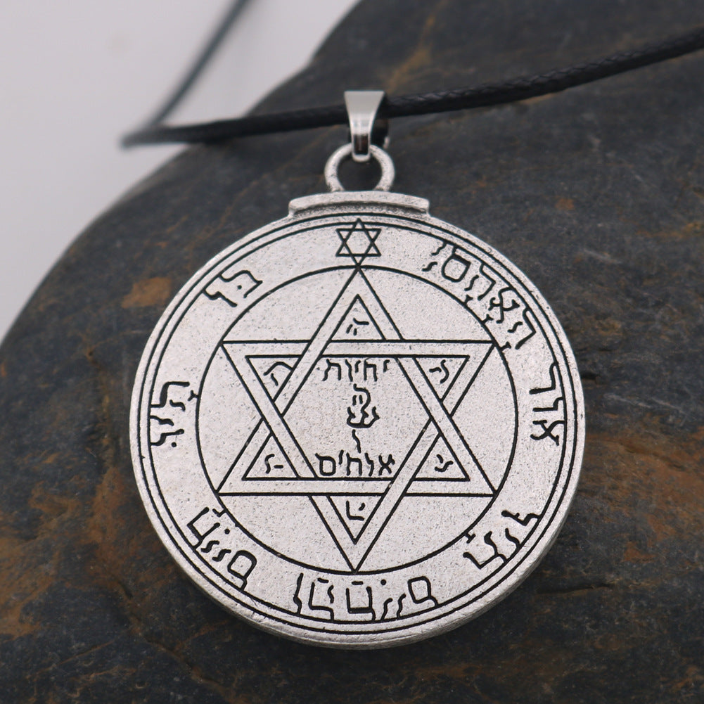 Mars Amulet Alloy Pendant Necklace for Men from Planderful Norse Legacy Collection