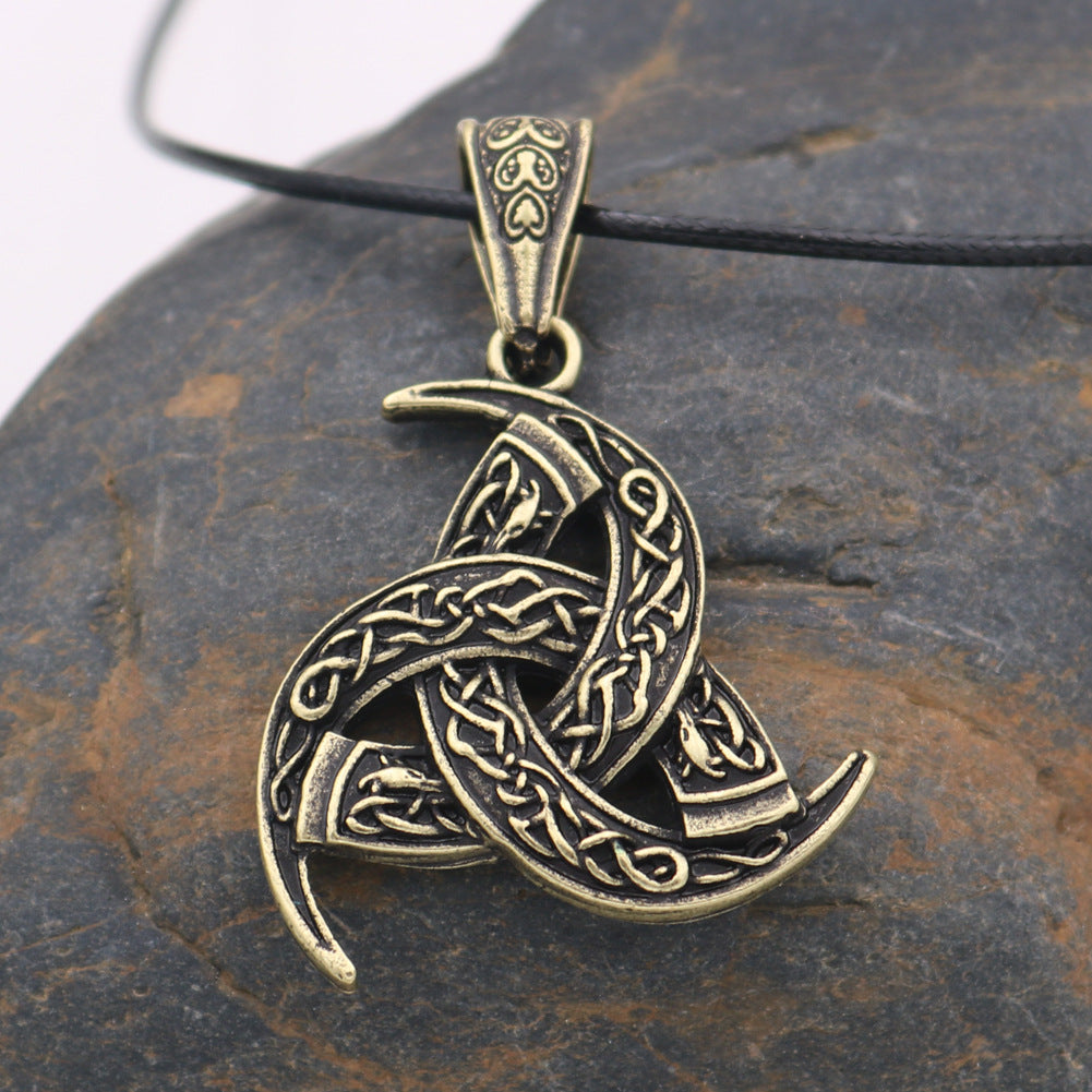 Norse Legacy Odin Necklace with Dragon Pendant - Men's Wholesale Talisman