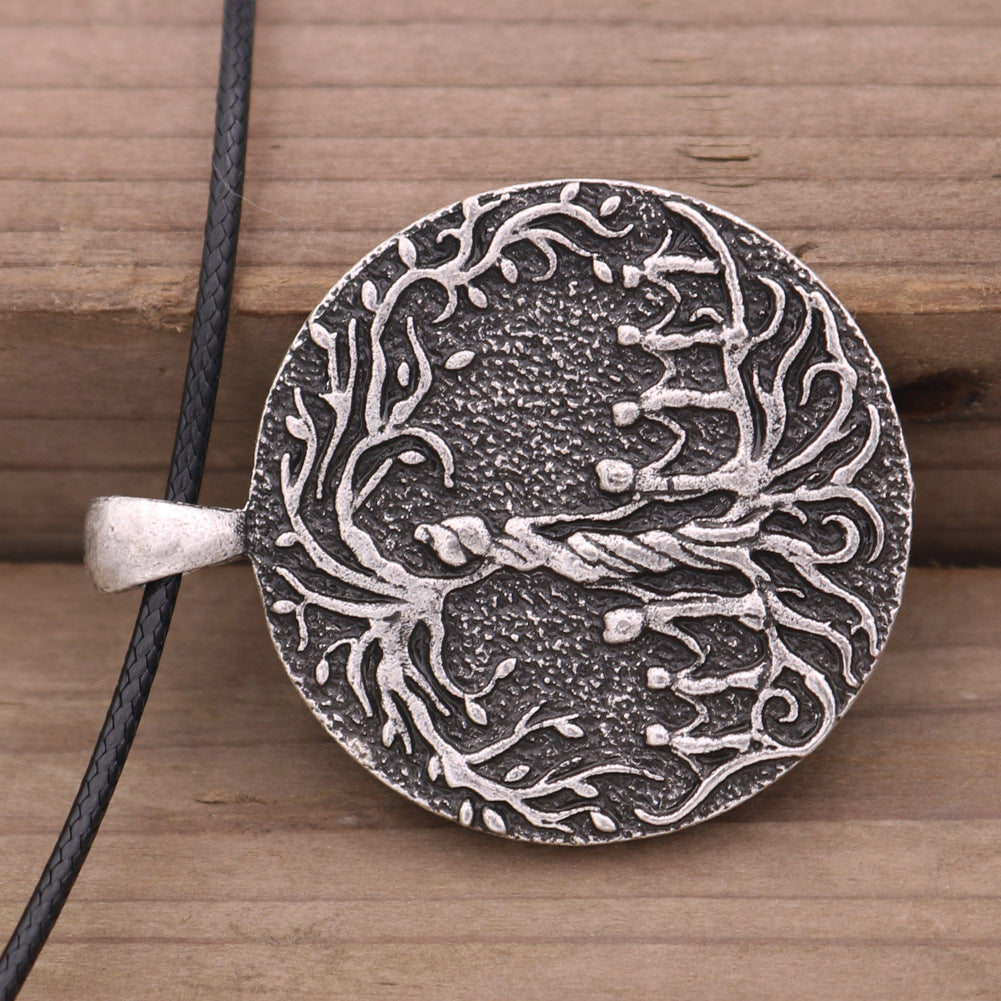 Mythical World Tree Necklace: Norse Legacy Collection - Men's European/American Jewelry