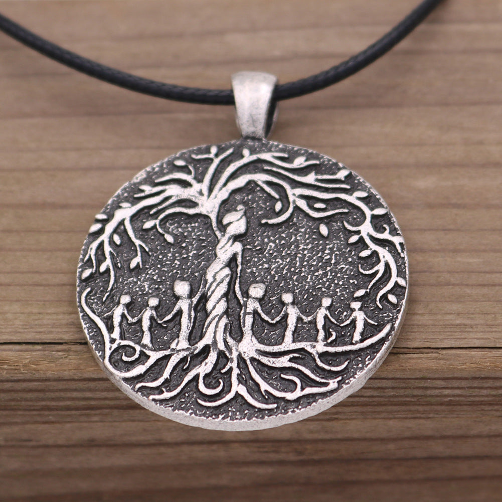 Mythical World Tree Necklace: Norse Legacy Collection - Men's European/American Jewelry