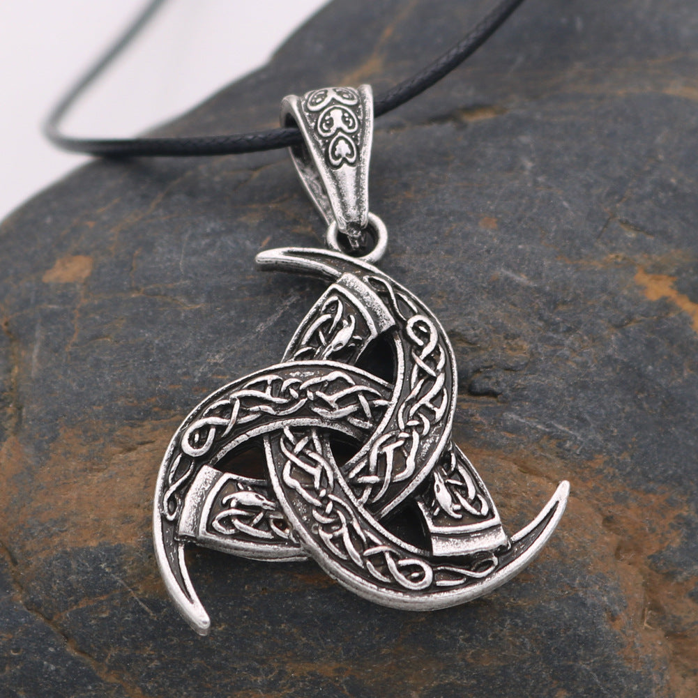 Norse Legacy Odin Necklace with Dragon Pendant - Men's Wholesale Talisman