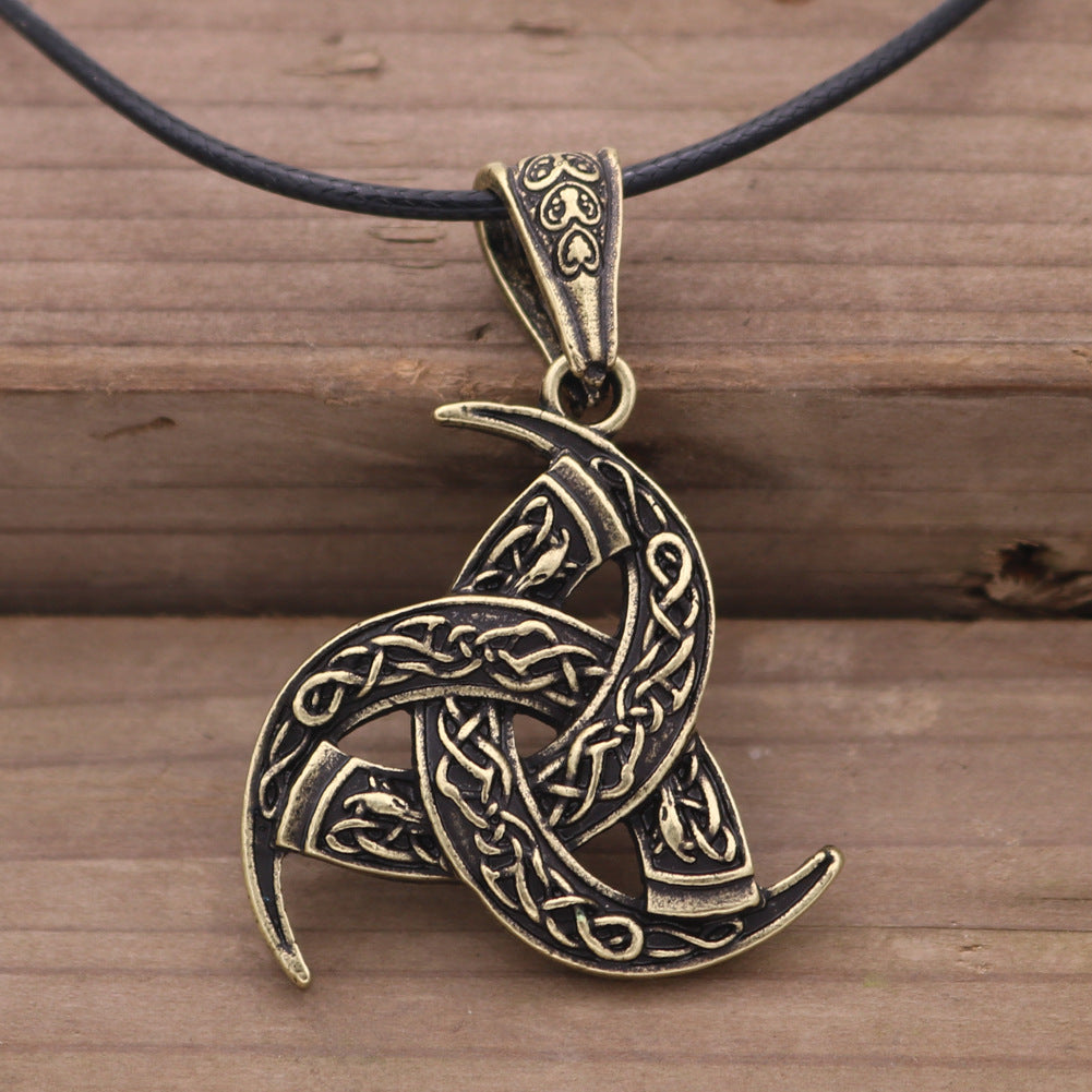 Norse Legacy Odin Necklace with Dragon Pendant - Men's Wholesale Talisman