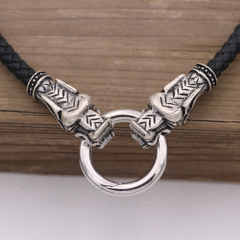 Legendary Wolf Necklace - Nordic Myth Inspired Jewelry for Men