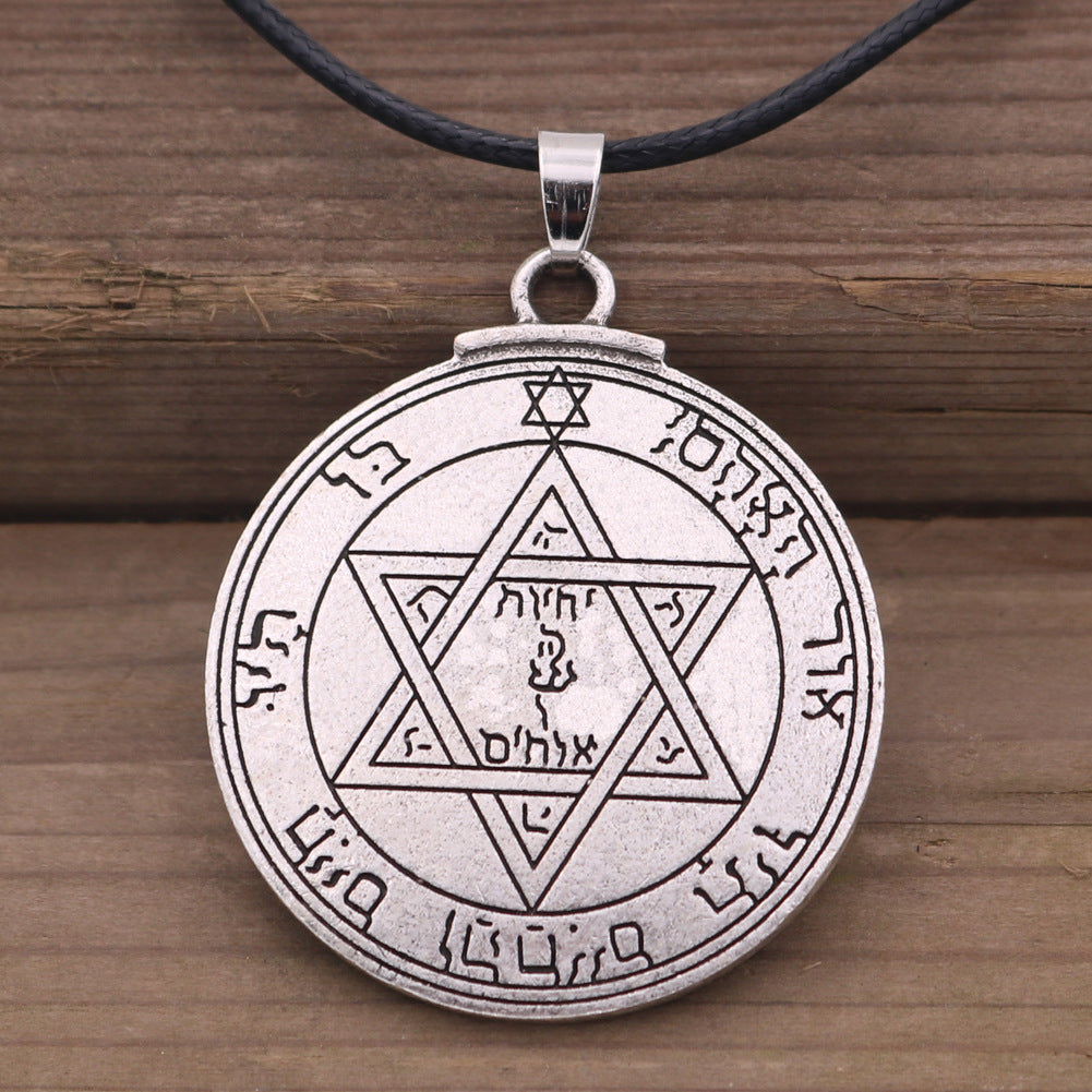 Mars Amulet Alloy Pendant Necklace for Men from Planderful Norse Legacy Collection