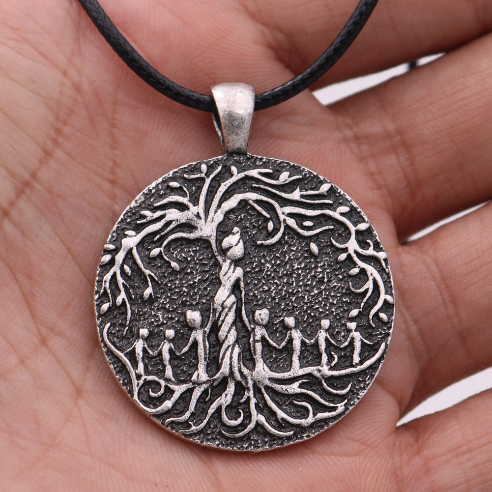 Mythical World Tree Necklace: Norse Legacy Collection - Men's European/American Jewelry