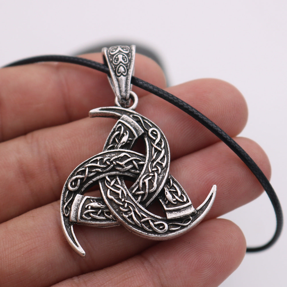 Norse Legacy Odin Necklace with Dragon Pendant - Men's Wholesale Talisman