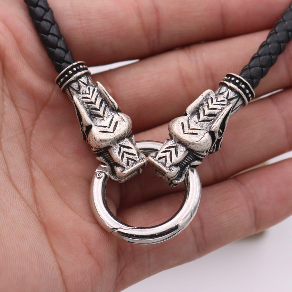 Legendary Wolf Necklace - Nordic Myth Inspired Jewelry for Men