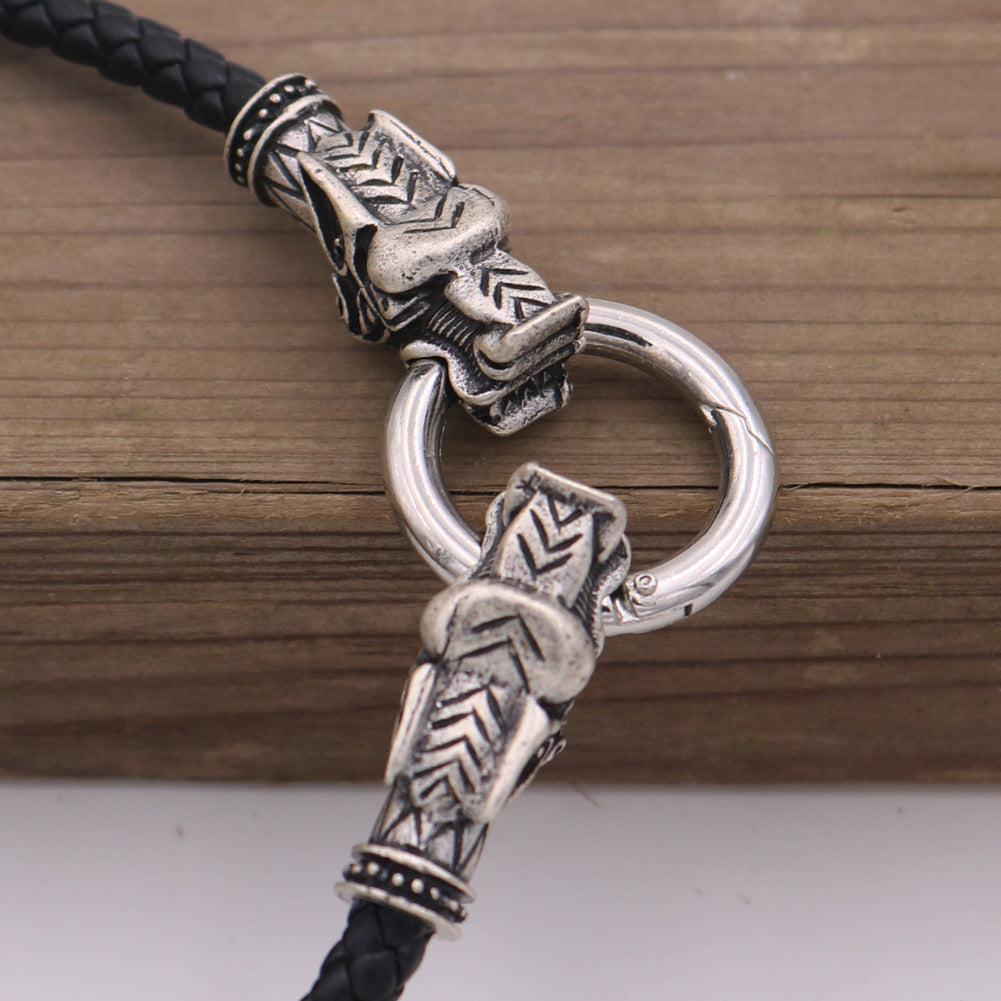 Legendary Wolf Necklace - Nordic Myth Inspired Jewelry for Men