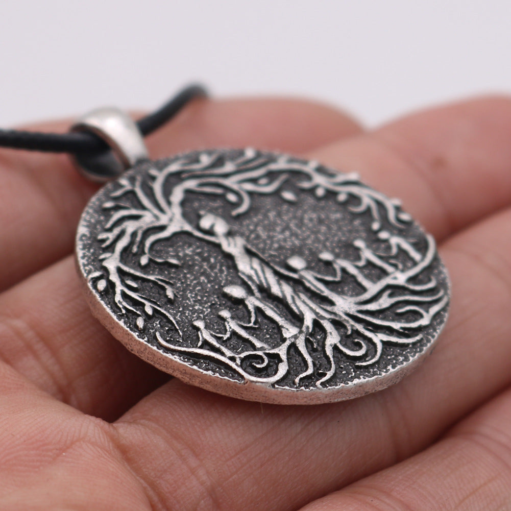 Mythical World Tree Necklace: Norse Legacy Collection - Men's European/American Jewelry