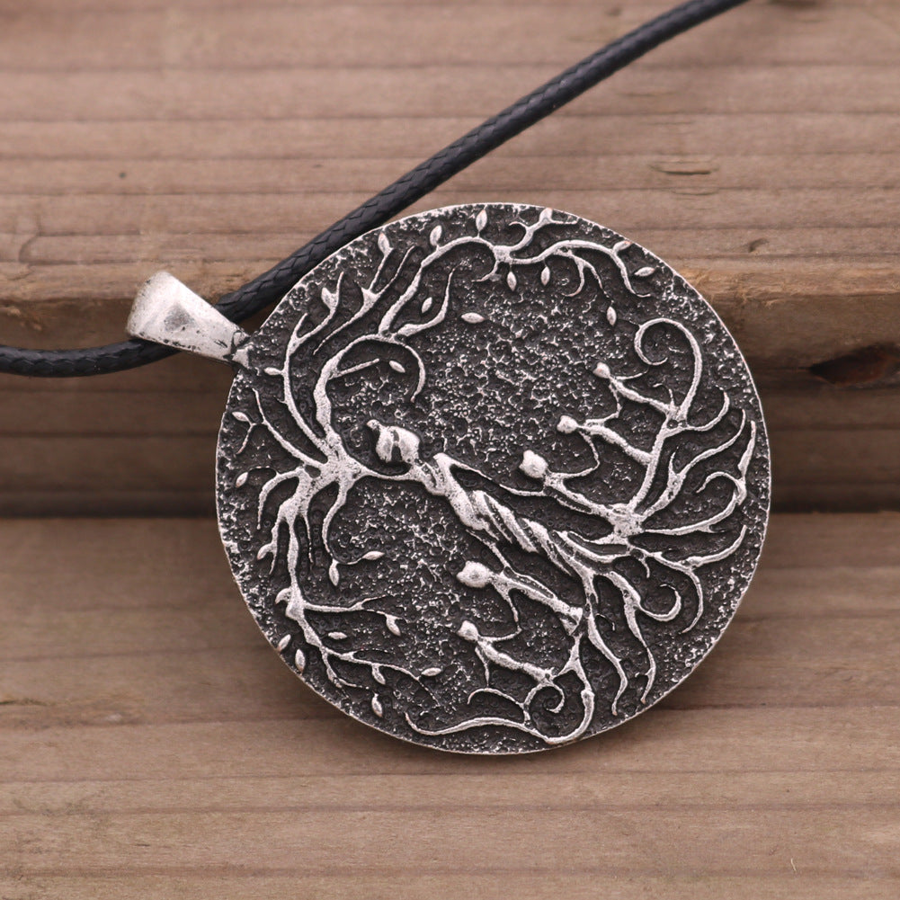 Viking Life Tree Alloy Pendant Necklace - Norse Legacy Collection