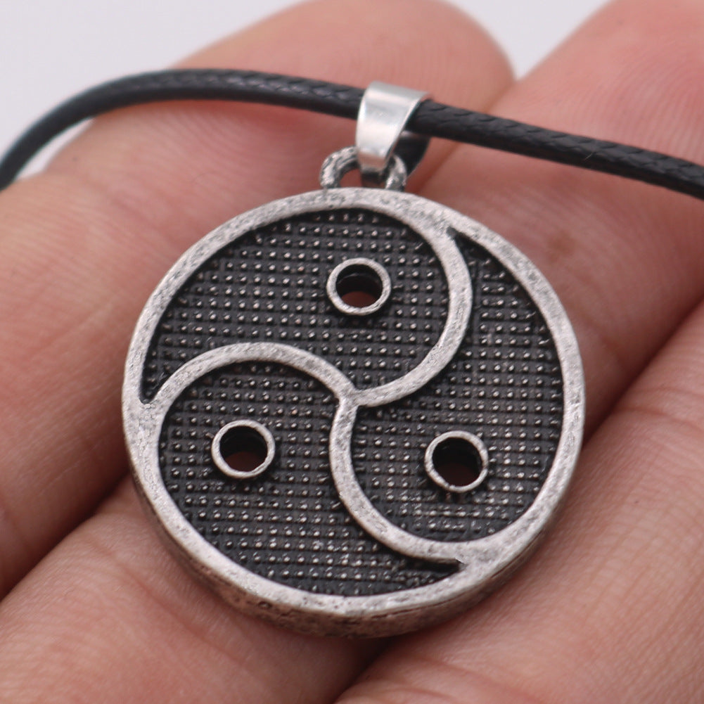 Mystical Yin Yang Bagua Necklace from Norse Legacy Collection