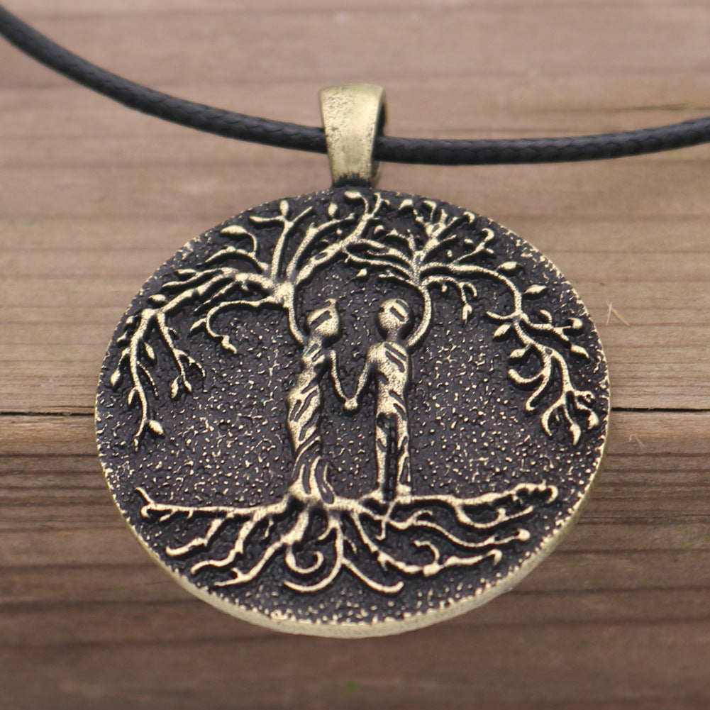 Viking Pirate Tree of Life Pendant Necklace - Norse Legacy Collection