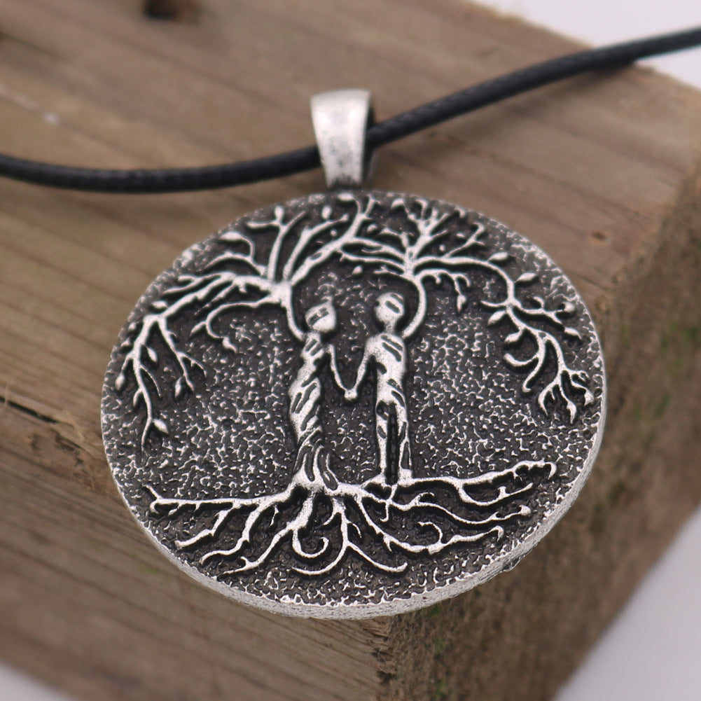 Viking Pirate Tree of Life Pendant Necklace - Norse Legacy Collection