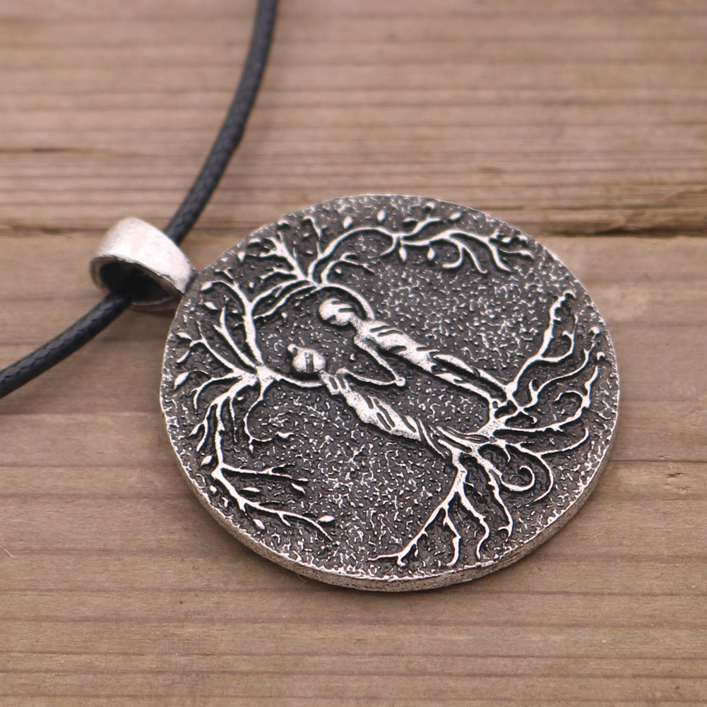 Viking Pirate Tree of Life Pendant Necklace - Norse Legacy Collection