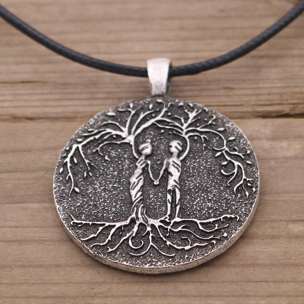 Viking Pirate Tree of Life Pendant Necklace - Norse Legacy Collection