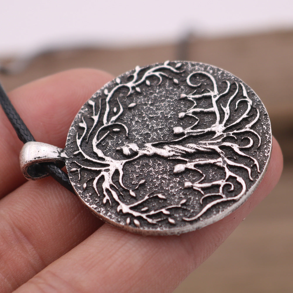 Viking Life Tree Alloy Pendant Necklace - Norse Legacy Collection