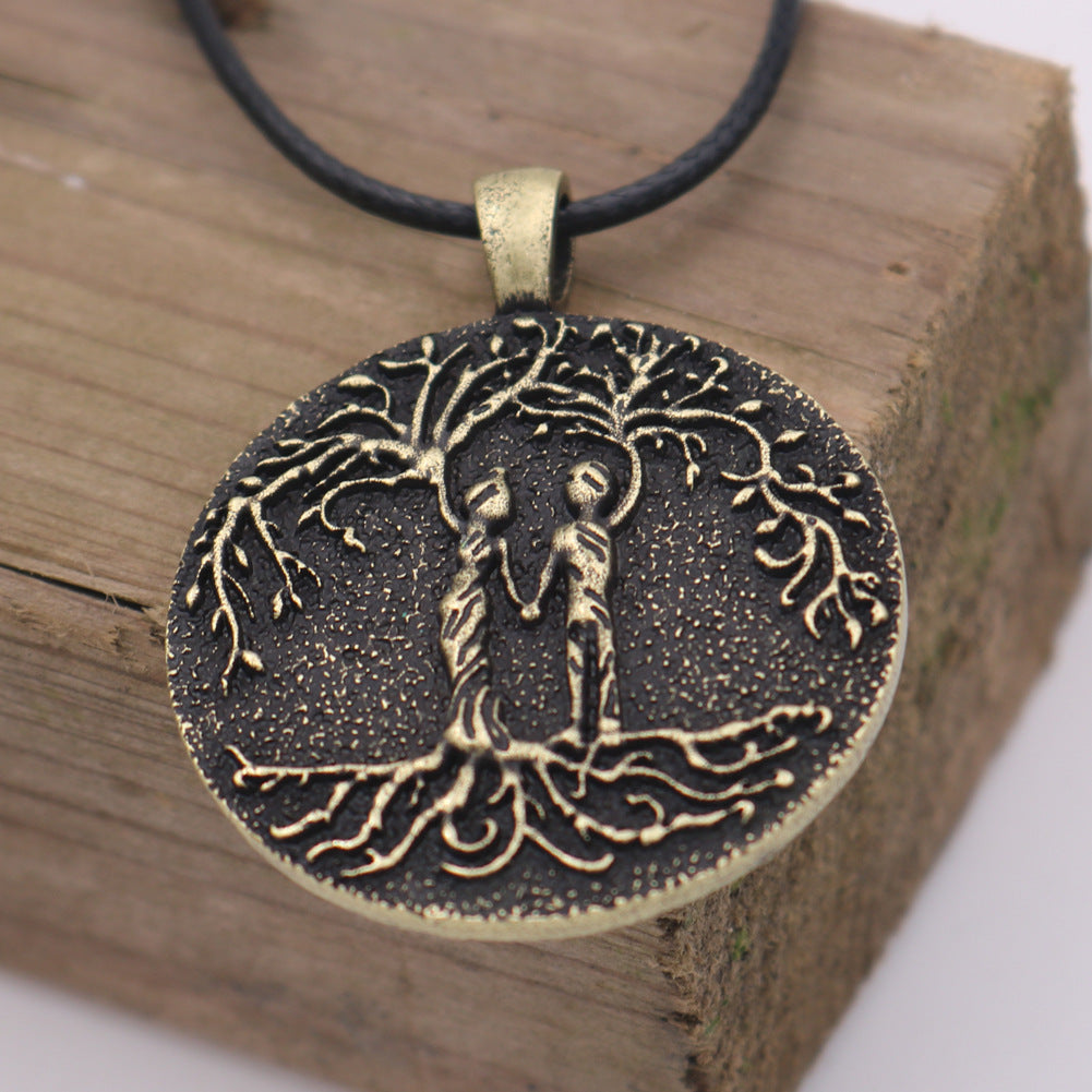 Viking Pirate Tree of Life Pendant Necklace - Norse Legacy Collection