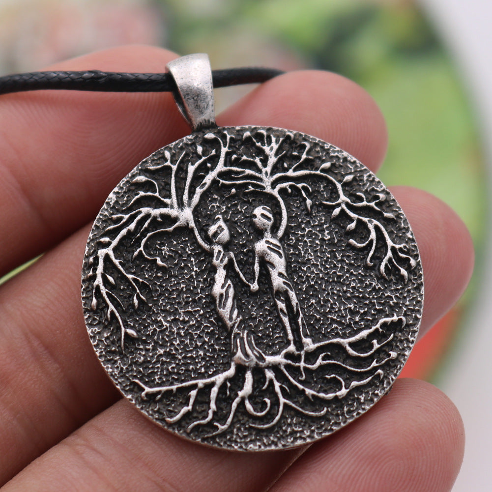 Viking Pirate Tree of Life Pendant Necklace - Norse Legacy Collection