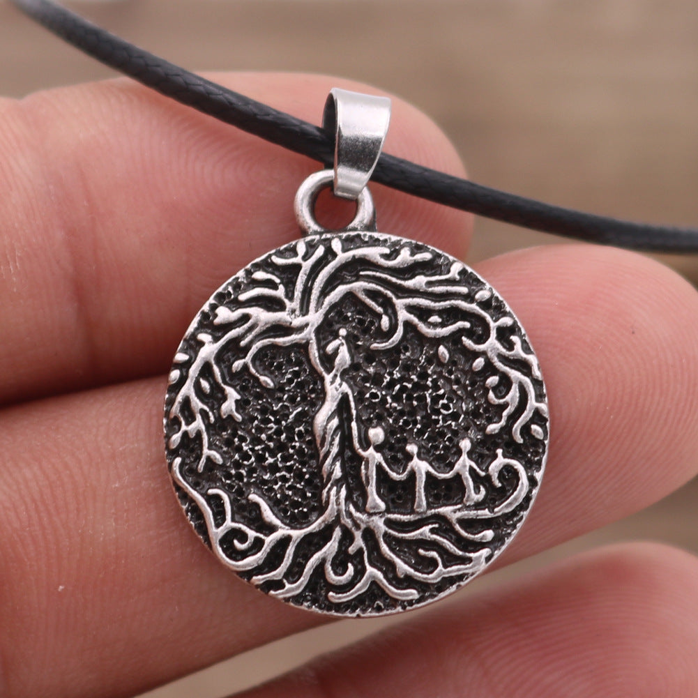 Mythical World Tree Viking Necklace for Men