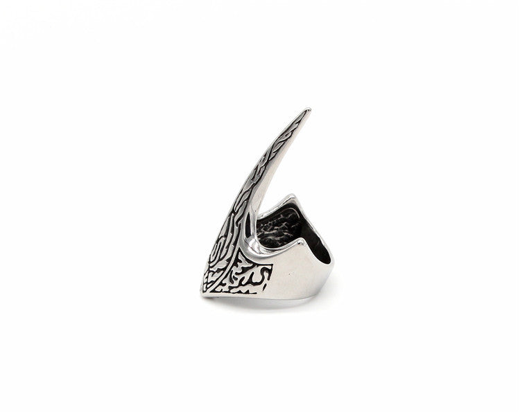 Men's Titanium Steel Eagle Claw Ring - Everyday Genie Collection